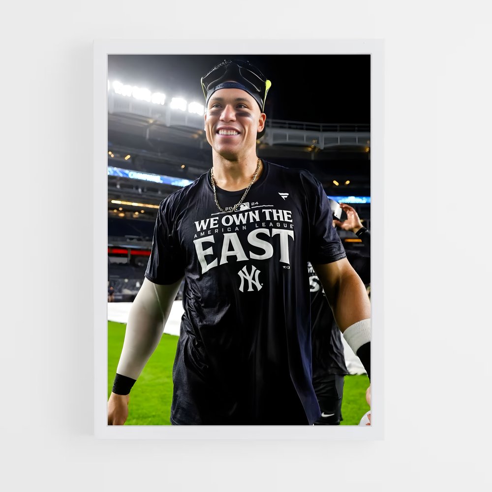 Poster Aaron judge frappe – affiche Baseball (vue 3)
